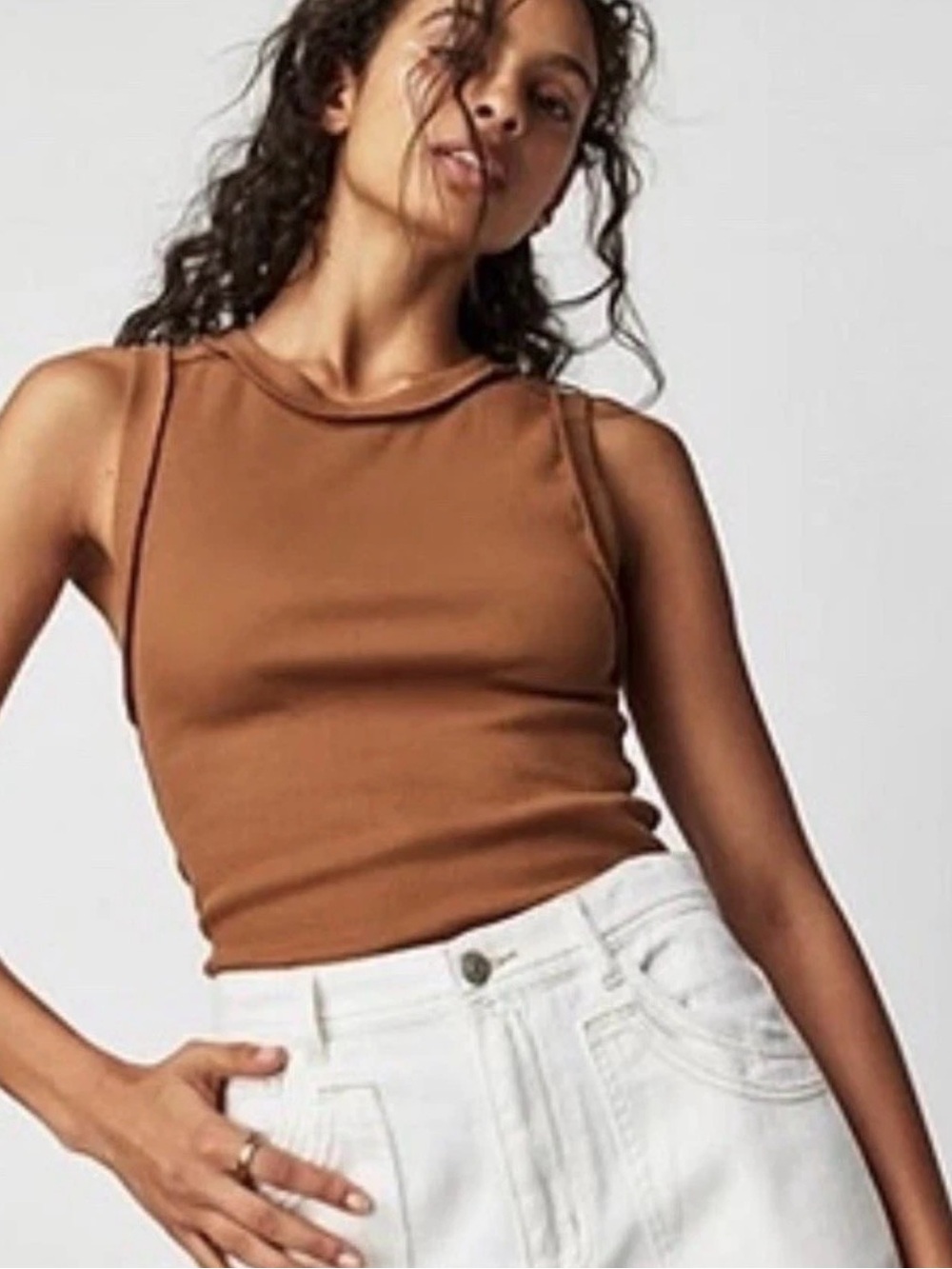 We The Free x Free People Kate Ribbed Tank Top